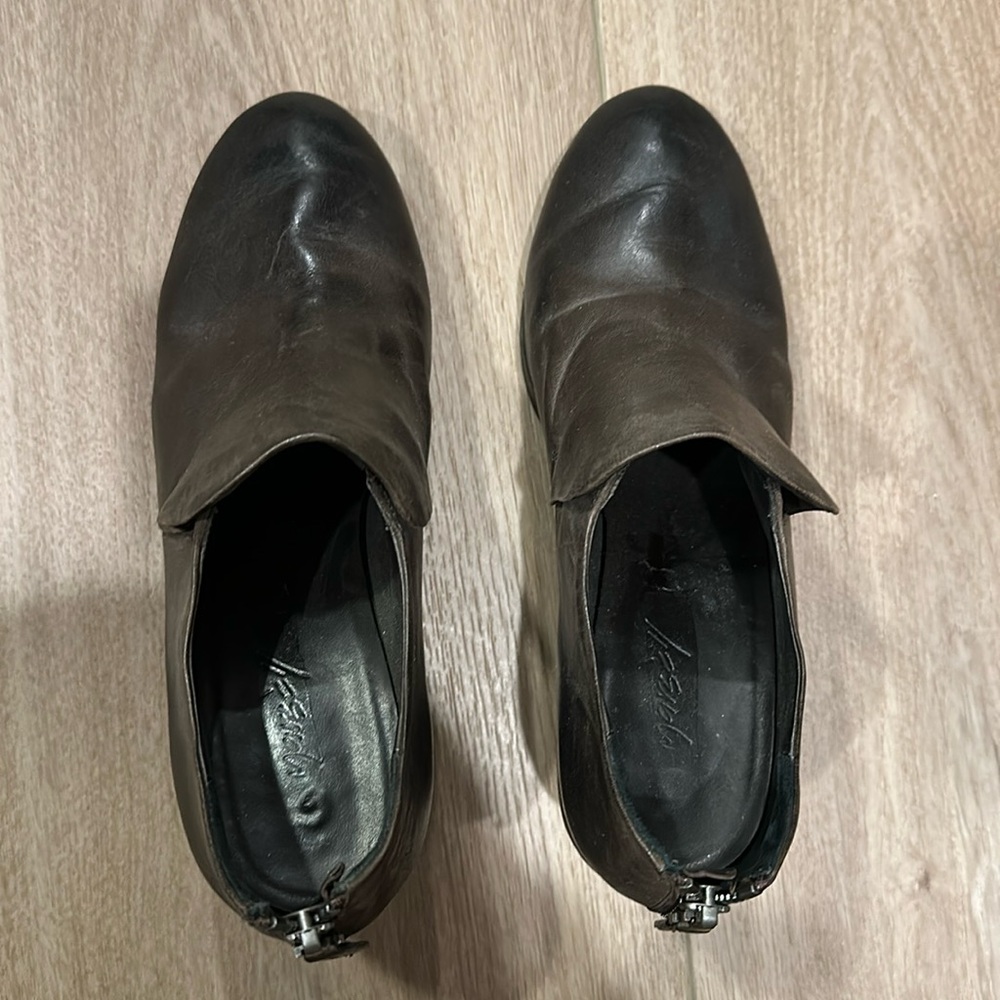 marsell Chocolate leather Ankle Boot Sz 37.5/7